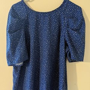 Banana Republic blue factory top